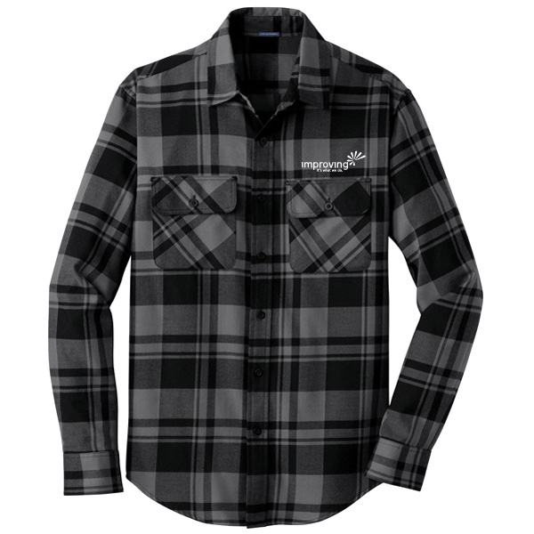 W668 Port Authority Plaid Flannel Shirt