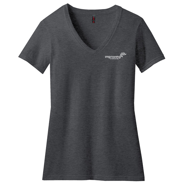 DM1190L District Women's Perfect Blend V-Neck Tee