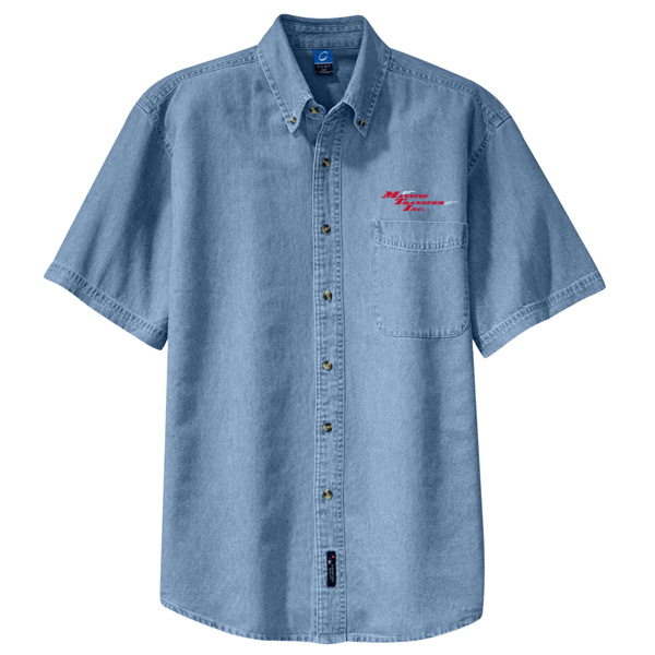 SP11 Port & Company - Short Sleeve Value Denim Shirt