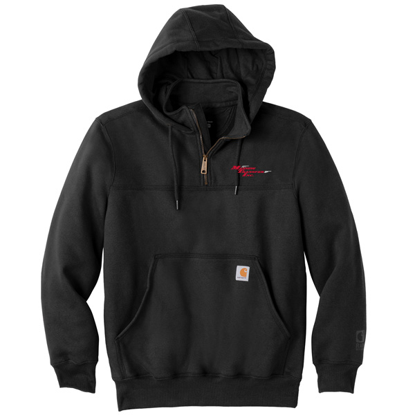 CT100617 Carhartt Rain Defender Paxton Heavyweight Hooded Zip Mock Sweatshirt