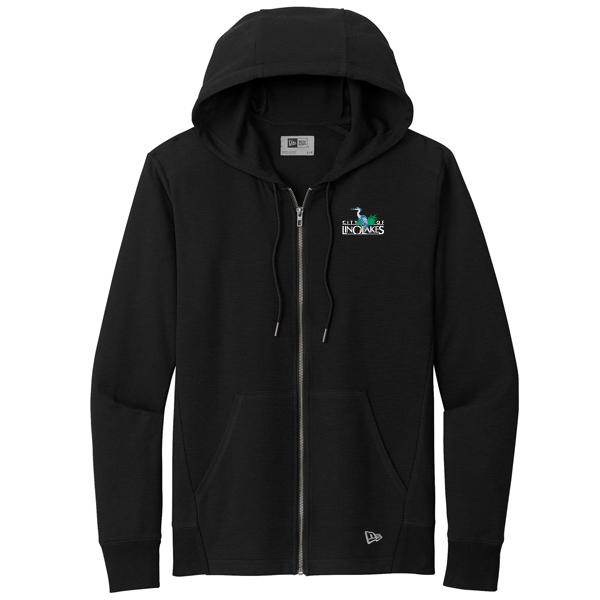 NEA141 New Era Thermal Full-Zip Hoodie