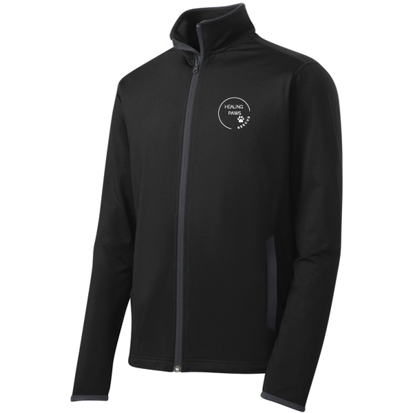 ST853 Sport-Tek Sport-Wick Stretch Contrast Full-Zip Jacket