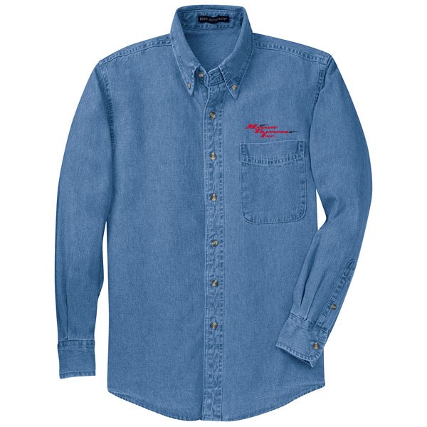 TLS600 Port Authority Tall Long Sleeve Denim Shirt