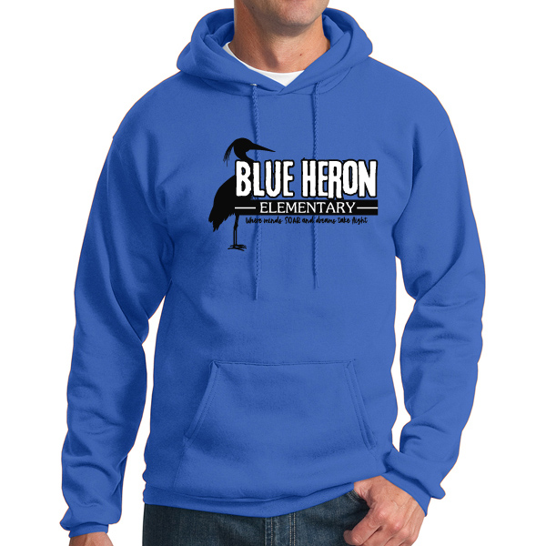 PC90H- BH Port & Company Essential Fleece Pullover Hooded Sweatshirt