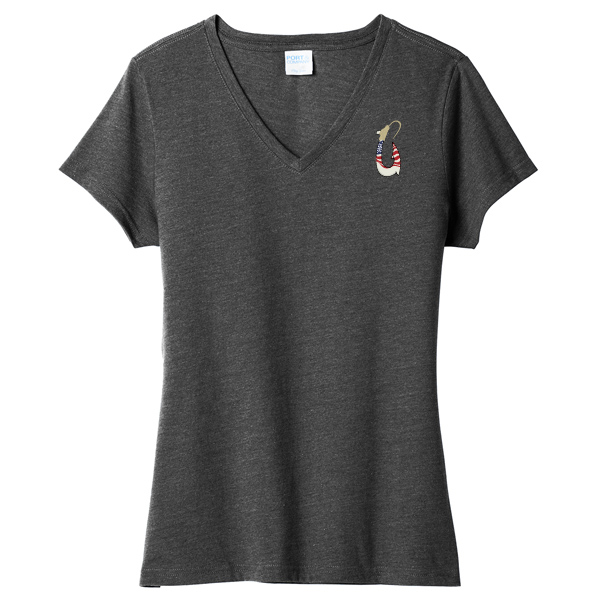 LPC455V Port & Company  Ladies Fan Favorite  Blend V-Neck Tee