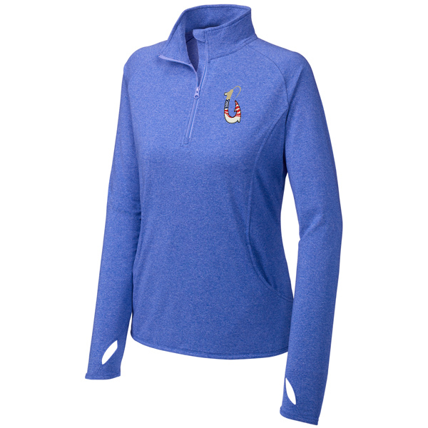 LST850 Sport-Tek Ladies Sport-Wick Stretch 1/4-Zip Pullover