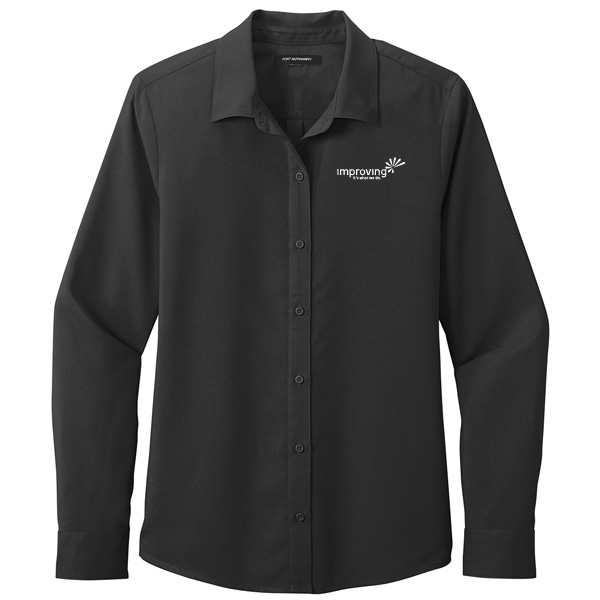 LW401 Port Authority Ladies Long Sleeve Performance Staff Shirt