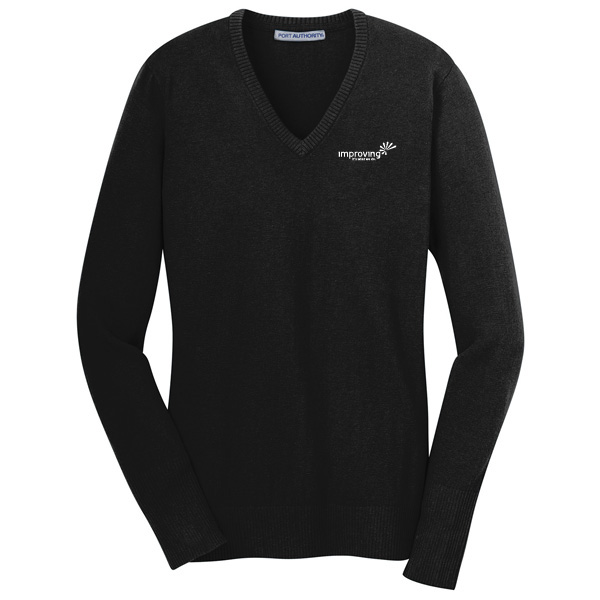 LSW285 Port Authority Ladies V-Neck Sweater